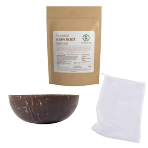 The Kava Starter Pack (150G/Bag/Bowl) - Pacific Kava