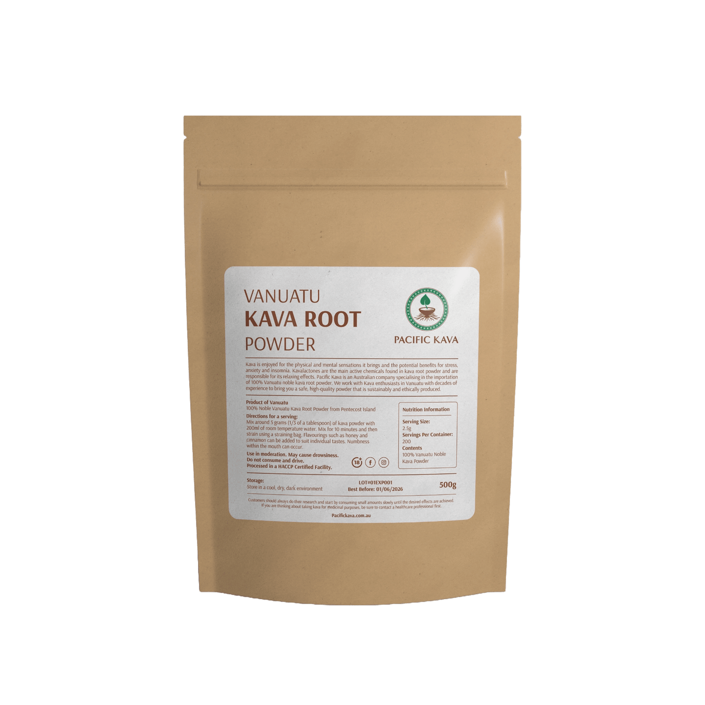 Vanuatu Borogoru Noble Kava Powder - Pacific Kava